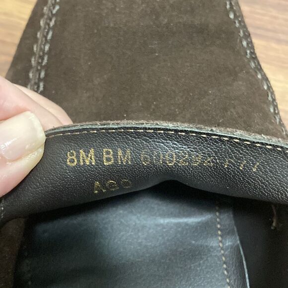 Bruno Magli Encino Casual Vamp Brown Suede Mens Loafers. Size 8 M. - Picture 8 of 8